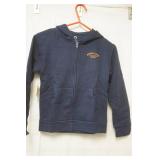Kids Ski-Doo Bombardier Zip-Up Hoodie (Dark Navy)