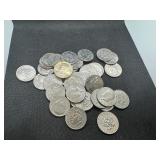 36 Mixed Date and Mint Kennedy Half Dollars: 1971-1974, 1976, 1980-81,  1983-84, 1990, 1995