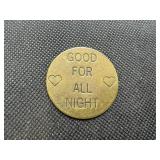 Brothel Token: Silver Dollar Hotel, Denver Colorado