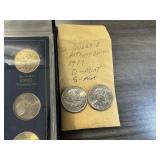 2007 State Quarter Collection in Case; 2 Susan B. Anthony Dollars 1979-D and 1979-S