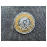 Limited Edition MGM Grand $10 Gaming Token-- Approx 0.60 Oz. of .999 Silver