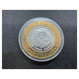 Limited Edition MGM Grand $10 Gaming Token-- Approx 0.60 Oz. of .999 Silver
