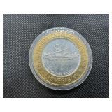 Limited Edition Monte Carlo $10 Gaming Token-- Approx 0.60 Oz. of .999 Silver