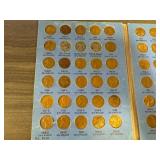 Complete Lincoln Cent Collection in Whitman Book: 1941-1964;  63 Coins