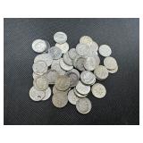 49 Mixed Date Silver Roosevelt Dimes