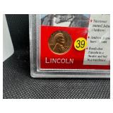 Lincoln and Kennedy Set (1967 Kennedy Half Dollar is 40% Silver)