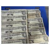 25 Circulated 1963B $1.00 Notes