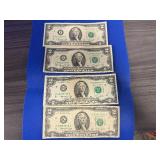 4 1976 $2.00 Notes