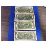 4 1976 $2.00 Notes