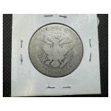 Better Date 1893 Silver Barber Half Dollar