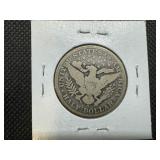 Semi Key Date 1896-O Silver Barber Half Dollar (Greybook Wholesale price for a G4 is $75)