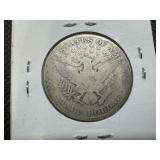 1907 Silver Barber Half Dollar