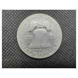 1949 AU Silver Franklin Dollar