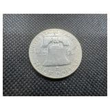 1949-D AU Silver Franklin Dollar