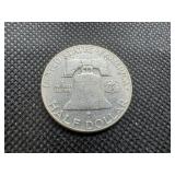 1950 Silver Franklin Dollar