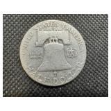 1951-S Silver Franklin Dollar