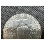 1953-S AU Silver Franklin Dollar