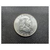 1960-D BU Silver Franklin Dollar  Spectacular Coin!!!