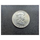 1961-D BU Silver Franklin Dollar