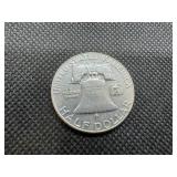 1963-D BU Silver Franklin Dollar