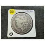 1883 O Morgan Silver Dollar
