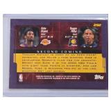 Kobe Bryant and Reggie Miller 2000 Topps Second Coming #292 - Los Angeles Lakers and Indiana Pacers Basketball Card