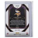 Camryn Bynum 2024 Panini Select Prizm Shimmer SP #234 and Numbered 181/249 - Minnesota Vikings Football Card