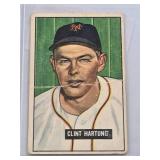 Clint Hartung 1951 Bowman #234 - New York Giants Vintage Baseball Card