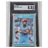 Kirby Puckett Rookie 1985 Fleer #286 SGC Graded 8.5 - Minnesota Twins Baseball Card