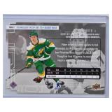 Brock Faber Rookie 2023-24 Upper Deck UD3-7 Holo - Minnesota Wild Hockey Card