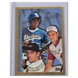 Aaron Boone, Adrian Beltre, and Ryan Minor 1997 Rookie Topps Prospects #254 - Cincinnati Reds, Los Angeles Dodgers, Baltimore Orioles Baseball Card