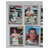 Lot of 44 Vintage Baseball Cards Including Players Like Al Jackson and Ken Harrelson from 1970 Topps Set