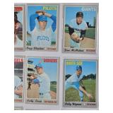 Lot of 44 Vintage Baseball Cards Including Players Like Al Jackson and Ken Harrelson from 1970 Topps Set