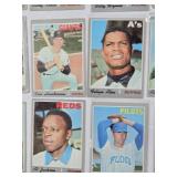 Lot of 44 Vintage Baseball Cards Including Players Like Al Jackson and Ken Harrelson from 1970 Topps Set