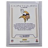 J.J. McCarthy Rookie 2024 Panini Phoenix Contours Insert #CON-JMY - Minnesota Vikings Football Card