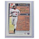 Kirby Puckett 1994 Topps Gold Black Gold #17 - Minnesota Twins Baseball Card