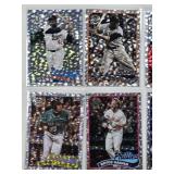 Lot of 7 2024 Topps Foil Inserts Featuring Jackie Robinson, Willie Mays, Carlos Correa, Frank Thomas, Ichiro, Bryce Harper, and Clayton Kershaw