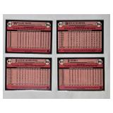 Lot of 7 2024 Topps Foil Inserts Featuring Jackie Robinson, Willie Mays, Carlos Correa, Frank Thomas, Ichiro, Bryce Harper, and Clayton Kershaw