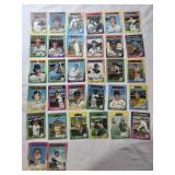 Lot of 32 Vintage 1975 Topps Baseball Cards Featuring Bill Freehan, Ross Grimsley, Wayne Garrett, and Others