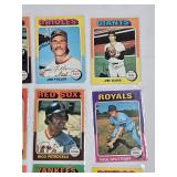 Lot of 32 Vintage 1975 Topps Baseball Cards Featuring Bill Freehan, Ross Grimsley, Wayne Garrett, and Others