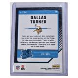 Dallas Turner Rookie 2024 Panini Donruss Optic Silver Holo Prizm #224 - Minnesota Vikings Football Card