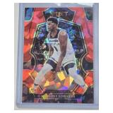 Anthony Edwards 2022-23 Panini Select Cracked Ice Prizm #146 - Minnesota Timberwolves Basketball Card