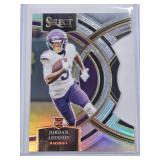 Jordan Addison Rookie 2023 Panini Select Silver Holo Die Cut #194 - Minnesota Vikings Football Card