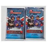Lot of 2 Unopened Bowman 2022 Baseball Card Packs