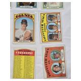 Lot of 50 Vintage 1972 Topps Baseball Cards Featuring Players Like Mike Cuellar and Ron Bryant
