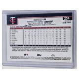 Brooks Lee Rookie 2025 Topps Chrome Sapphire #234 - Minnesota Twins Baseball Card