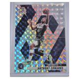 Anthony Edwards 2024-25 Panini Mosaic Prizm Silver Holo #36 - Minnesota Timberwolves Basketball Card