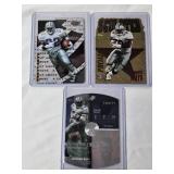 Lot of 3 Emmitt Smith Die Cut Football Cards featuring Scouted Promo, A Cut Above, Upper Deck SPx