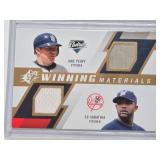 Jake Peavy, CC Sabathia 2009 Upper Deck SPx Winning Materials Dual Relic #WM2-PS - San Diego Padres, New York Yankees Baseball Card