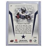 Emmitt Smith 2008 Upper Deck Icons Legendary Icons #LI7 and Numbered 37/250- Dallas Cowboys Football Card